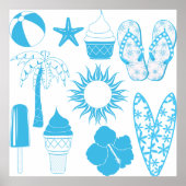 夏期アイコン ポスター (正面)