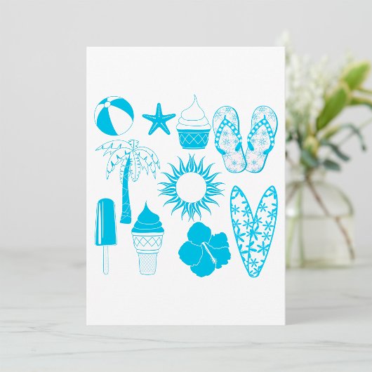 夏期アイコン 招待状