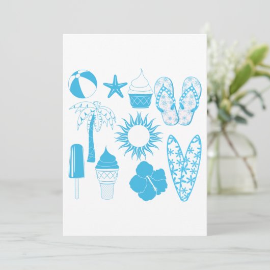 夏期アイコン 招待状 (スタンド正面)