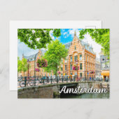 夏期インアムステルダム、オランダ ポストカード (正面/裏面)