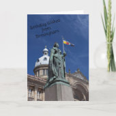 夏期インバーミンガム誕生日カード カード (正面)