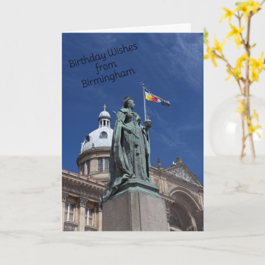 夏期インバーミンガム誕生日カード カード (黄色い花)