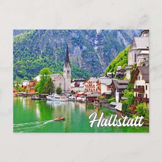 夏期インHallstatt，オーストリア ポストカード (正面)
