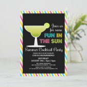夏期カクテルパーティの招待状 招待状 (スタンド正面)