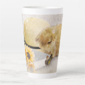 夏期サンフラワーバニー カフェラテマグ (正面)