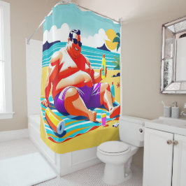 夏期シャワーカーテン シャワーカーテン