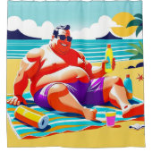 夏期シャワーカーテン シャワーカーテン (正面)