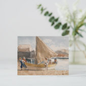 夏期セーラーボーツウィンスローホーマー ポストカード (スタンド正面)