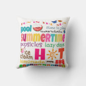 夏期デザイン装飾用クッション クッション (裏面)