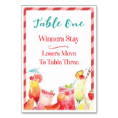 夏期ドリンクテーブルカードワンバンコ テーブルナンバー (裏面)