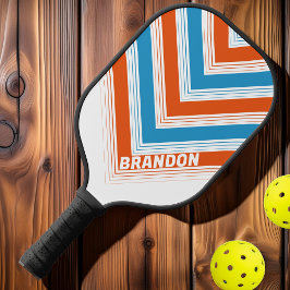 夏期ノスタルジックヴィンテージシェブロンフェード名 ピックルボールラケット