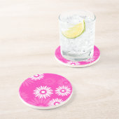 夏期ピンクの花コースター コースター (側面)