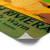 夏期フランスのリビエラヴィンテージポスターヨーロッパ ポスター (角)