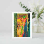 夏期フランスのリビエラヴィンテージポスターヨーロッパ ポストカード (スタンド正面)