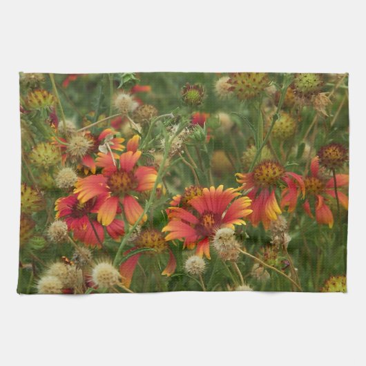 夏期フローラ キッチンタオル (横)