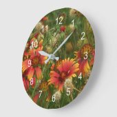 夏期フローラ ラージ壁時計 (傾斜)