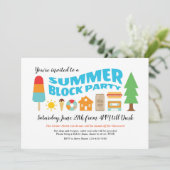 夏期ブロックパーティー 招待状 (スタンド正面)