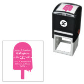 夏期ポプシクル差出人住所スタンプ セルフインキングスタンプ (インサイチュ)