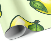 夏期レモン ラッピングペーパー (ロールコーナー)