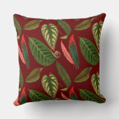 夏期ヴィンテージフローラルパターン クッション (裏面)