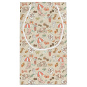 夏期休暇パターン スモールペーパーバッグ (裏面)