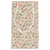 夏期休暇パターン スモールペーパーバッグ (正面)