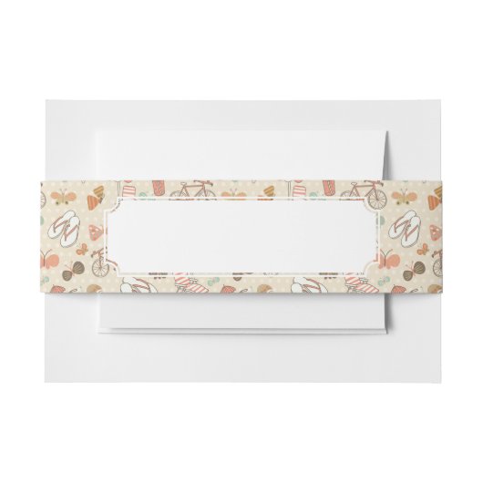 夏期休暇パターン 招待状ベリーバンド (正面例)