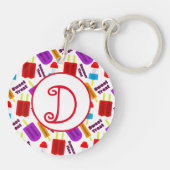 夏期凍っていジュースバーモノグラム キーホルダー (裏面)