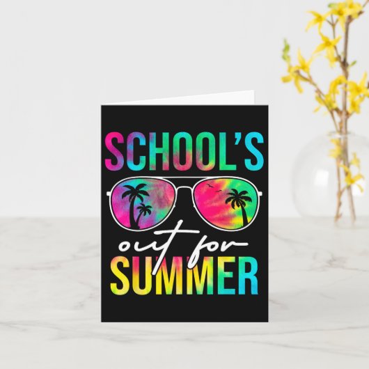 夏期卒業生先生 カード (黄色い花)