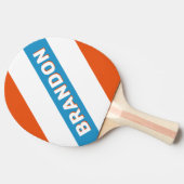 夏期名はっきりした付きストライプノスタルジック 卓球ラケット (横)