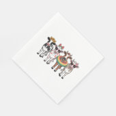 夏期牛、ビーチ農場 スタンダードランチョンナプキン (角)