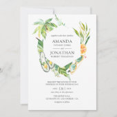 夏期結婚の 招待状 (正面)