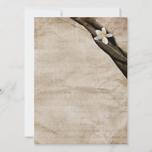 夏期結婚式招待状 招待状 (裏面)