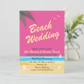 夏期結婚式招待状 招待状 (スタンド正面)