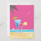 夏期結婚式招待状 招待状 (裏面)