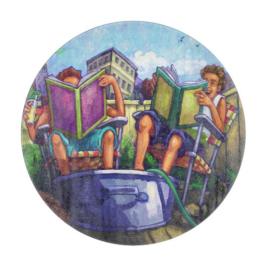 夏期読の カッティングボード (正面)