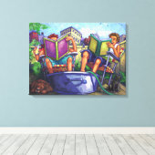 夏期読の キャンバスプリント (インサイチュ (ウッドフロア))