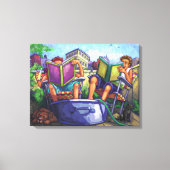 夏期読の キャンバスプリント (正面)