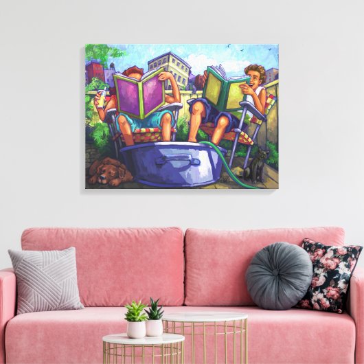 夏期読の キャンバスプリント (インサイチュ (リビング))