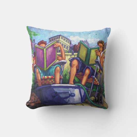 夏期読の クッション (正面)