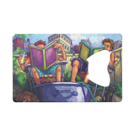 夏期読の クレジットカード栓抜き (正面(横))