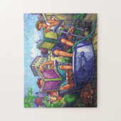 夏期読の ジグソーパズル (縦)