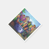 夏期読の スタンダードカクテルナプキン (角)