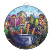 夏期読の ダーツボード (正面)