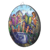 夏期読の ダーツボード (正面右)