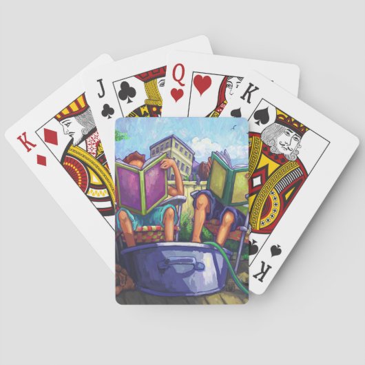 夏期読の トランプ (裏面)