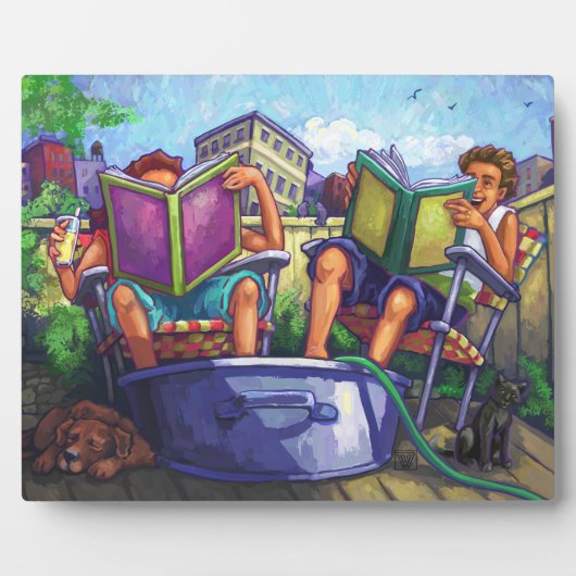 夏期読の フォトプラーク (正面)