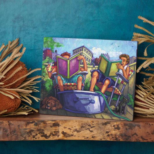 夏期読の フォトプラーク (側面)