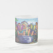 夏期読の フロストグラスマグカップ (中央)