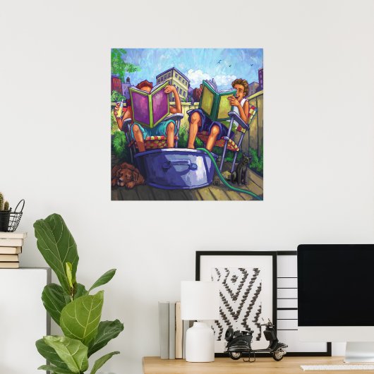 夏期読の ポスター (ホームオフィス)